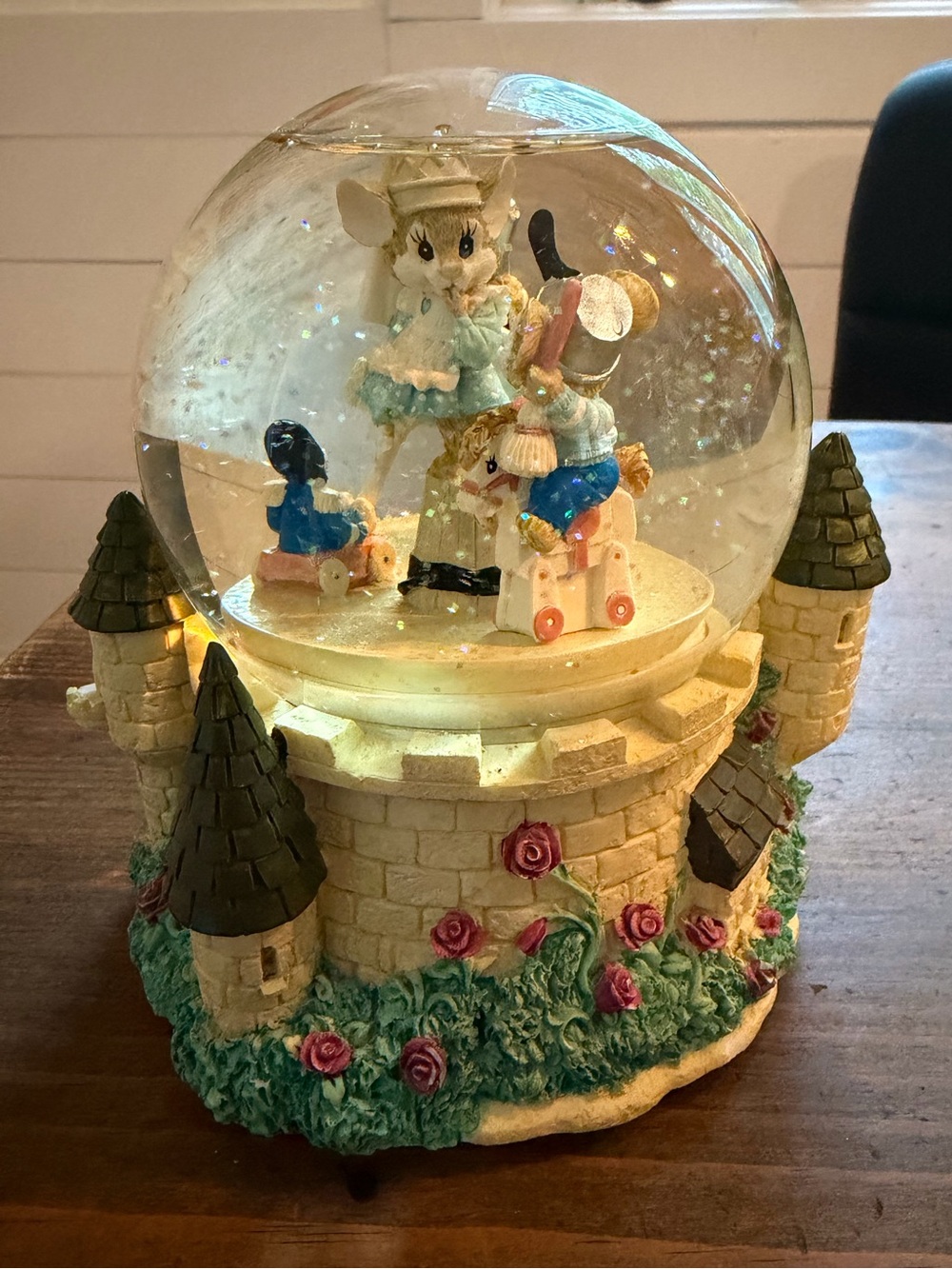 Vintage San Francisco Music Company Mouse Capers snow globe